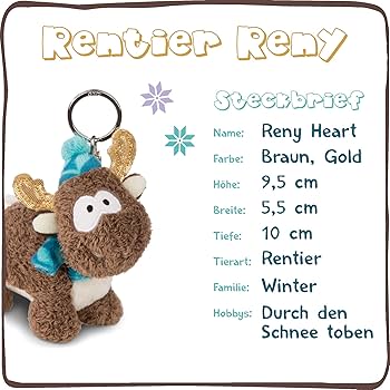 Amazon.co.jp: NICI(ニキ) キーリング Winter19 トナカイ レニー